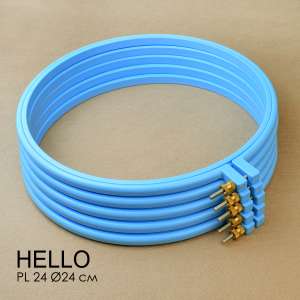 П'яльця пластикові HELLO PL24 блакитні