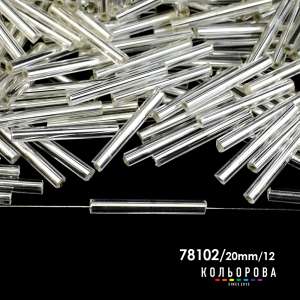 Preciosa Glass Bugle Beads 35112/78102/20mm