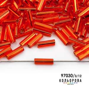 Preciosa Glass Bugle Beads 35112/97030/3