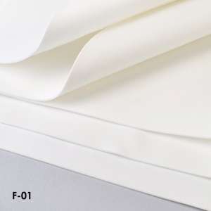 Foamiran 20x30 cm. F-01 (white, 3 mm)