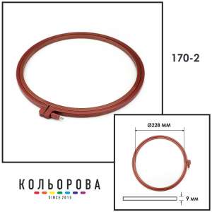 Пластиковые Nurge 170-2 (Ø228 мм.) коричневые
