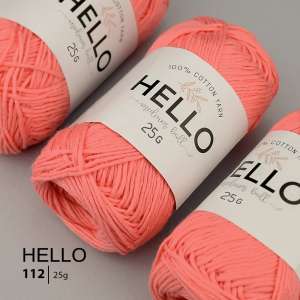 Пряжа HELLO Cotton 112 (25 грам)