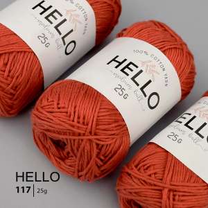 Пряжа HELLO Cotton 117 (25 грам)
