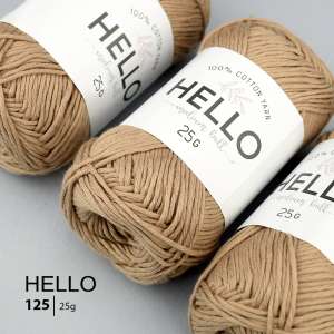 Пряжа HELLO Cotton 125 (25 грамм)