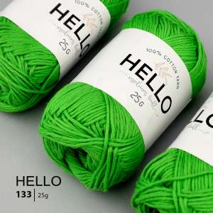 Пряжа HELLO Cotton 133 (25 грам)