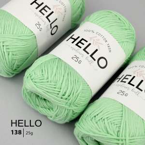 HELLO Cotton Yarn 138 (25 grams)