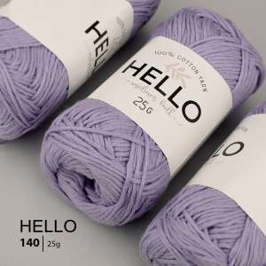 HELLO Cotton Yarn 140 (25 grams)
