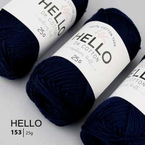 Пряжа HELLO Cotton 153 (25 грам)