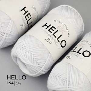 HELLO Cotton Yarn 154 (25 grams)