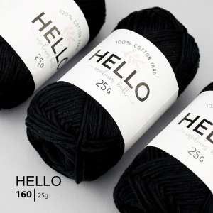 Пряжа HELLO Cotton 160 (25 грам)