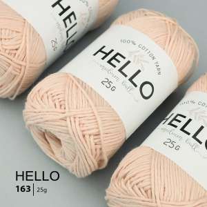 Пряжа HELLO Cotton 163 (25 грам)