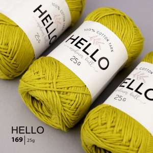 Пряжа HELLO Cotton 169 (25 грам)