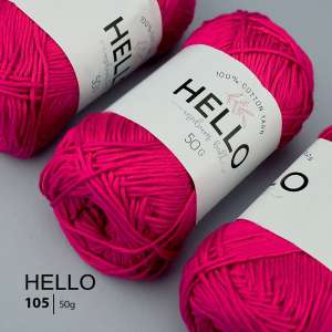 Пряжа HELLO Cotton 105 (50 грам)