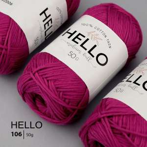 HELLO Cotton Yarn 106 (50 grams)