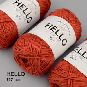 Пряжа HELLO Cotton 117 (50 грам)