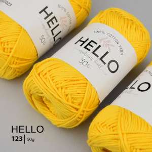 Пряжа HELLO Cotton 123 (50 грамм)