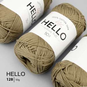 Пряжа HELLO Cotton 128 (50 грам)