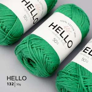 Пряжа HELLO Cotton 132 (50 грам)