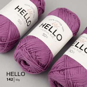 Пряжа HELLO Cotton 142 (50 грам)