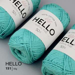 Пряжа HELLO Cotton 151 (50 грам)
