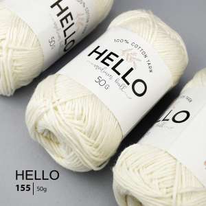 HELLO Cotton 155 Yarn (50 grams)