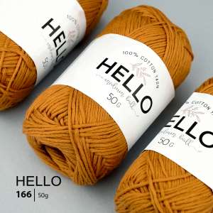Yarn HELLO Cotton 166 (50 grams)