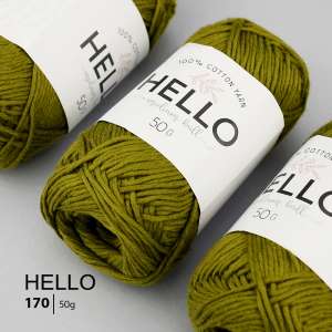 Пряжа HELLO Cotton 170 (50 грам)