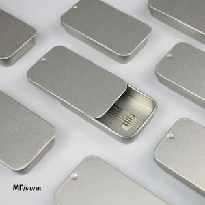 Магнитная металлическая игольница МГ/silver (серебрянная)
