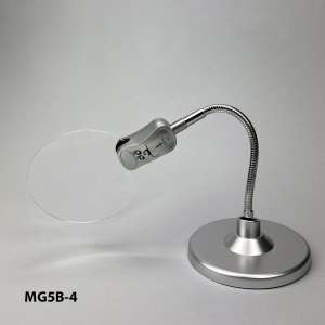 Flexible Desk Magnifier with LED Lighting MG5B-4
