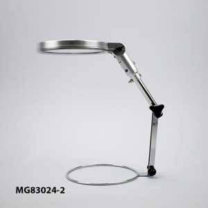 Foldable Desk Magnifier with LED Lighting MG83024-2
