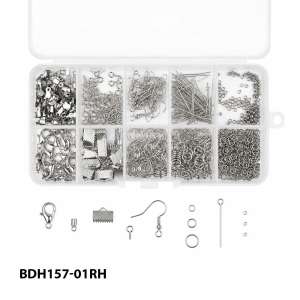Набір біжутерної фурнітури (Срібло) BDH157-01RH