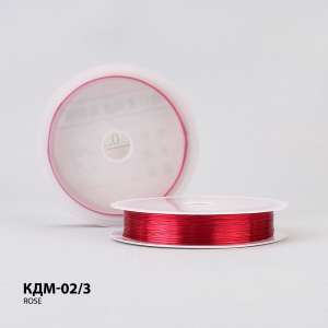 Wire for crafts Ø 0.3 mm KDM-02/3 Rose