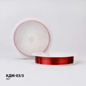 Wire for handicrafts Ø 0.3 mm KDM-03/3 Red