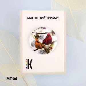 Магнитный держатель для игл и схем МТ-06 "Зимние кардиналы"