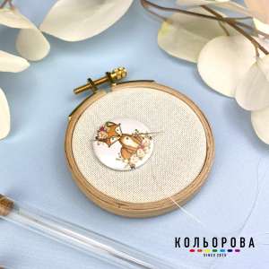 Магнитный держатель для игл и схем Ø32 мм ТМ Кольорова
