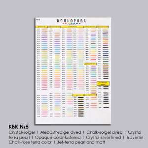 Preciosa Bead Map (A-4) KBC No. 5