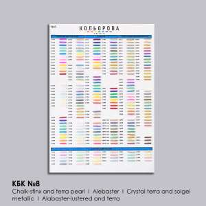 Preciosa Bead Chart (A-4) KBC No. 8
