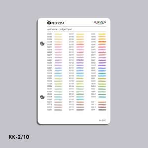 Preciosa Bead Color Chart (TM Kolorova) KK-2