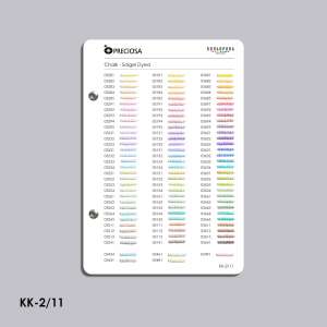 Preciosa Bead Color Chart (TM Kolorova) KK-2