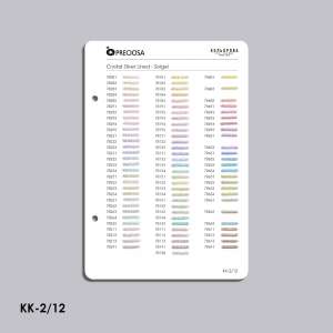 Preciosa Bead Color Chart (TM Kolorova) KK-2