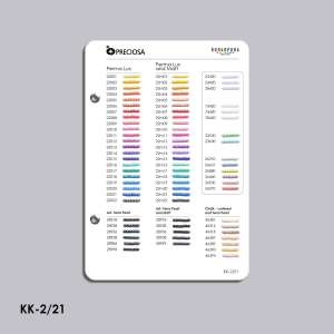 Preciosa Bead Color Chart (TM Kolorova) KK-2