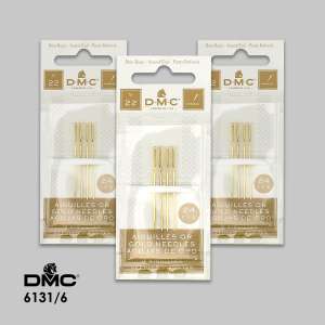DMC Gold Embroidery Needles No. 22 6131/6