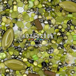 Preciosa 92-Mix16-Olive Green
