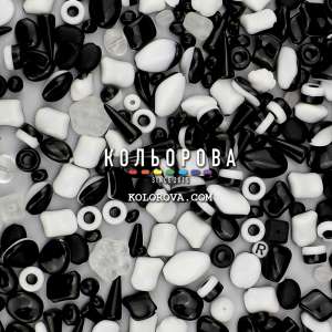 Preciosa 92-Mix-B&W-Harlequine-1
