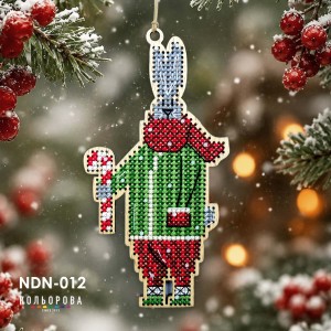 Embroidery Kit for New Year's Ornament NDN-012 "Guardian of the Holiday"