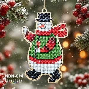 Embroidery Kit for New Year Toy NDN-014 "Frosty Friend"