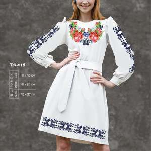 Women's Dress with Sleeves PZh-016