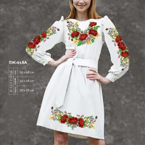 Women's Dress with Sleeves PЖ-018A