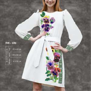 Women's dress with sleeves PZh-182