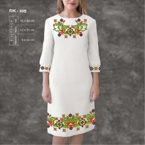 Women's dress with sleeves PЖ-225